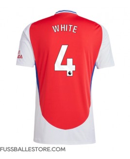 Günstige Arsenal Ben White #4 Heimtrikot 2024-25 Kurzarm